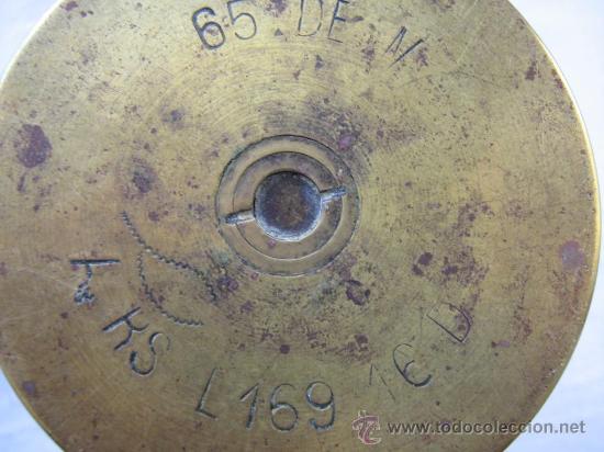 Militaria: VAINA DE OBUS INERTE DECORADA VERDUN - Foto 3