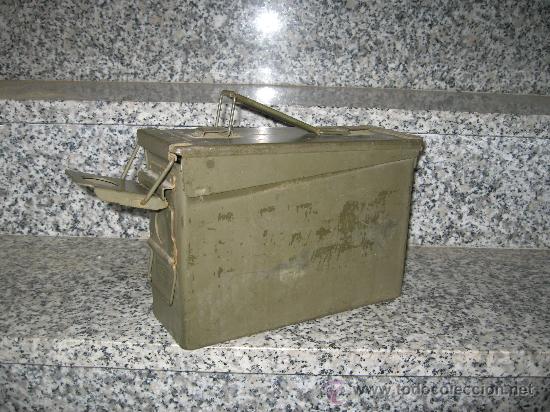 Militaria: Caja municiones peque&ntilde;a - Foto 1