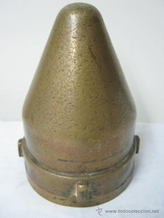 Militaria: CABEZA PROYECTIL DE OBUS INERTE - Foto 1