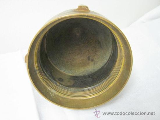Militaria: CABEZA PROYECTIL DE OBUS INERTE - Foto 2