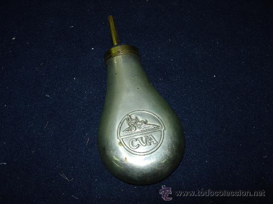 Militaria: polvorera antigua CVA - Foto 1