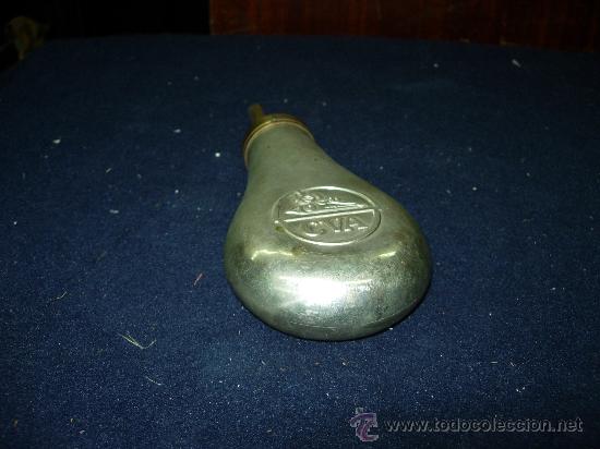 Militaria: polvorera antigua CVA - Foto 5