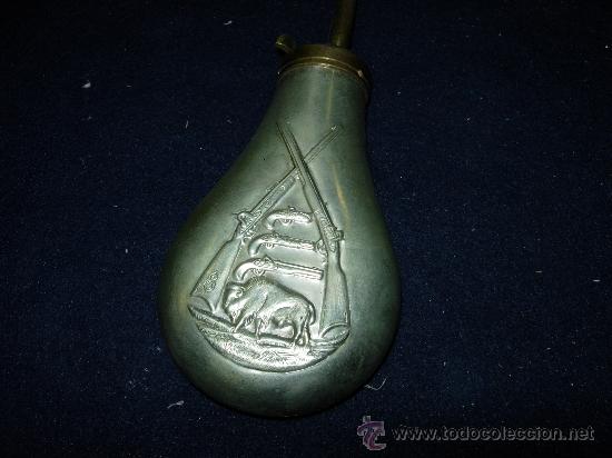 Militaria: polvorera antigua CVA - Foto 4