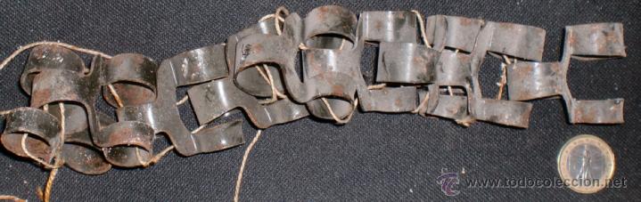 Militaria: lote 8 eslabones de ametralladora - Foto 1