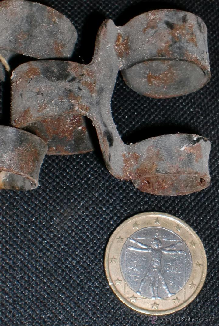 Militaria: lote 8 eslabones de ametralladora - Foto 2