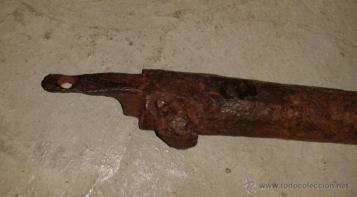 Militaria: Ca&ntilde;&oacute;n de pist&oacute;n, 73cm total. - Foto 2