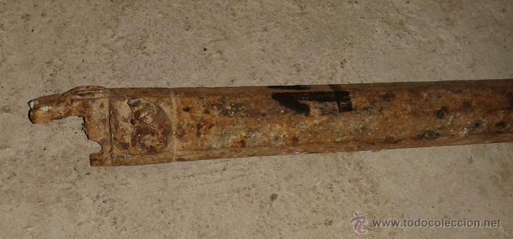 Militaria: Ca&ntilde;&oacute;n de pist&oacute;n, 87 cm total - Foto 2