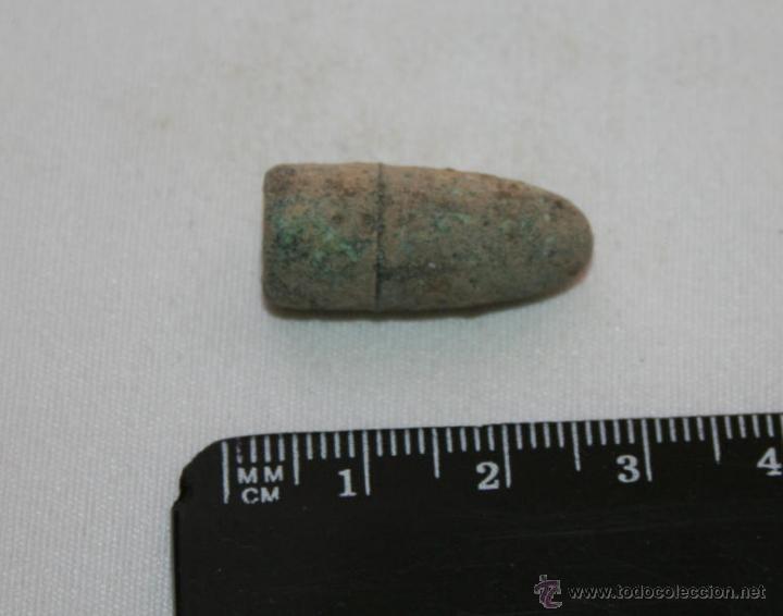Militaria: BALA O PROYECTIL SIN IDENTIFICAR - 10 MM - Foto 1