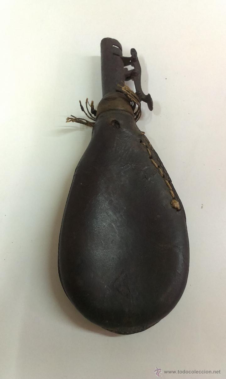 Militaria: DOS POLVORERAS ( MUY ANTIGUAS ) - Foto 3