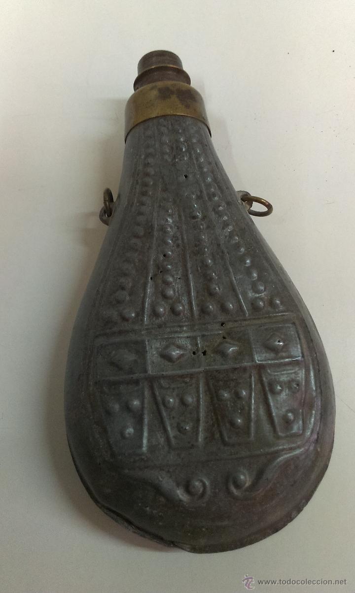 Militaria: DOS POLVORERAS ( MUY ANTIGUAS ) - Foto 7