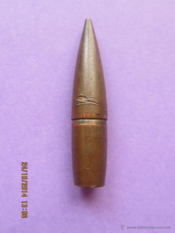 Militaria: Proyectil , punta o bala .APS 2.40.INERTE. - Foto 1
