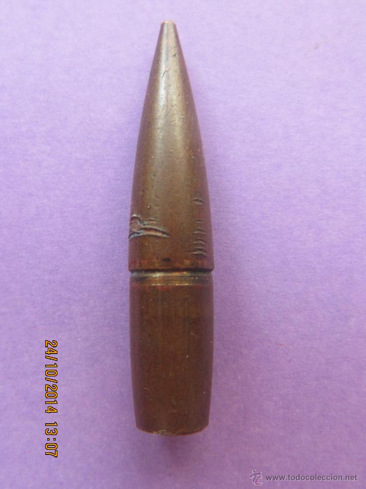 Militaria: Proyectil , punta o bala .APS 2.40.INERTE. - Foto 2