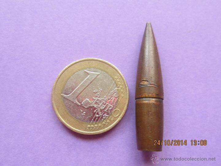 Militaria: Proyectil , punta o bala .APS 2.40.INERTE. - Foto 3