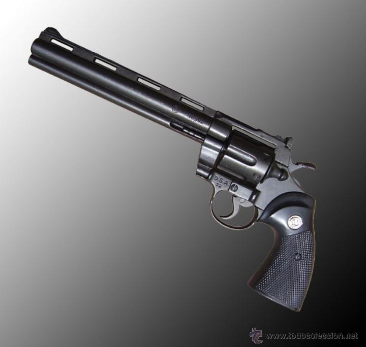 pistola revolver replica pythom  caño - Buy Replicas of firearms  and airsoft guns on todocoleccion