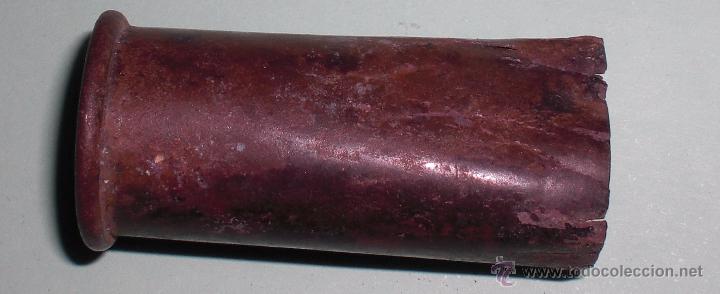 Militaria: cartucho y proyectil berdan marcaje corona - Foto 2