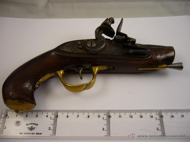Militaria: Pistola De Pedernal - Foto 2