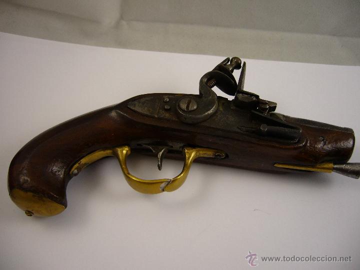 Militaria: Pistola De Pedernal - Foto 4