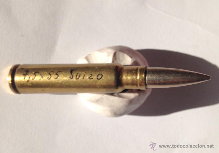 Militaria: CARTUCHO 7,5x55.   INERTE - Foto 1