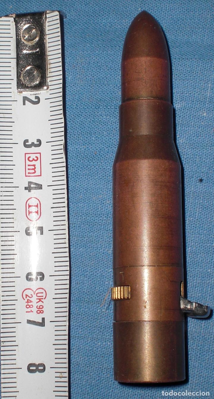 Militaria: Mechero hecho con vaina - Foto 1