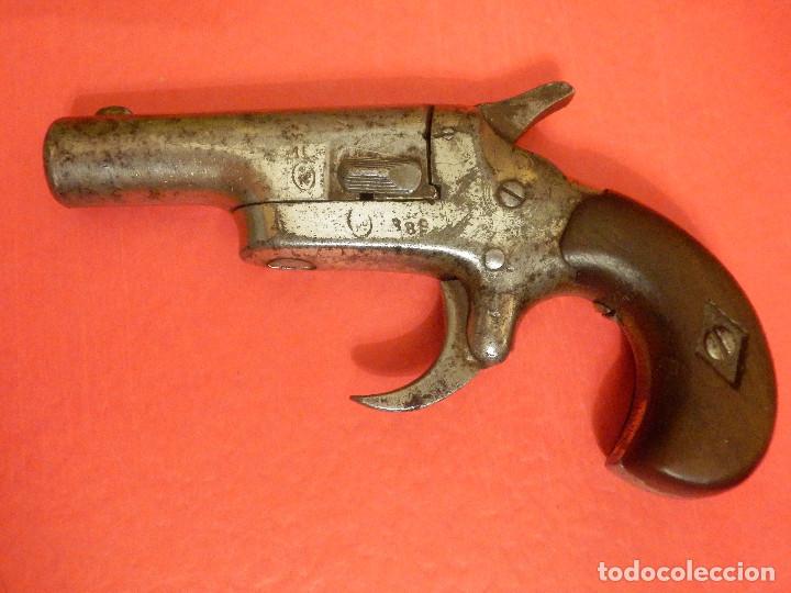PISTOLA - COLT 1872 - GUN DERRINGER - Nº 3 - CALIBRE 41 ANULAR -UN TIRO, ONE SHOT - GATILLO MUY RARO (Militar - Armas de Fuego Inutilizadas)