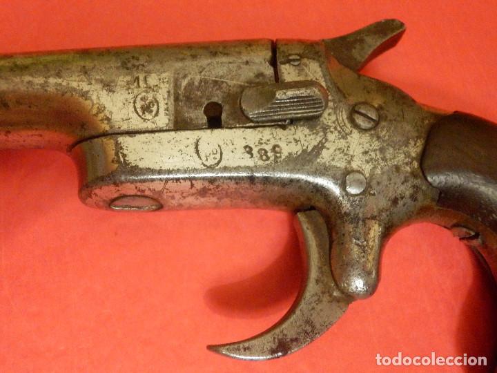 Militaria: Pistola - Colt 1872 - Gun Derringer - Nº 3 - Calibre 41 anular -Un tiro, One Shot - Gatillo muy raro - Foto 2 - 98626659