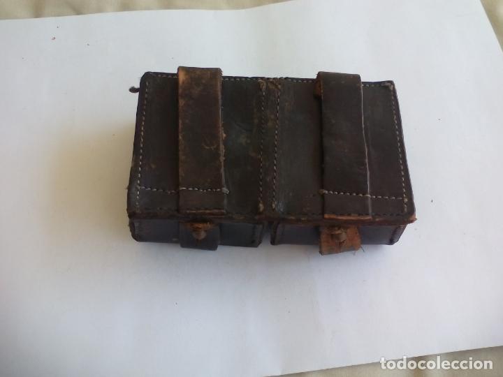 Militaria: ANTIGUA CARTUCHERA. - Foto 4