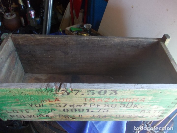 Militaria: caja de polvora - Foto 5