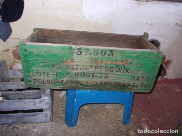 Militaria: caja de polvora - Foto 7