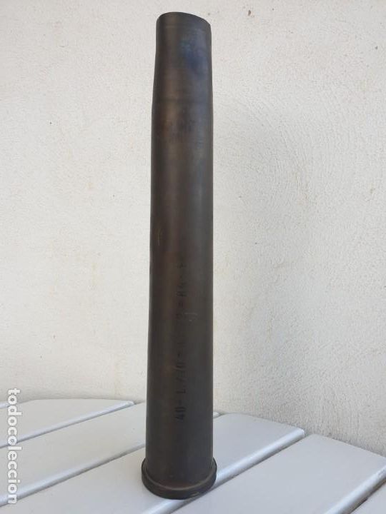 Militaria: VAINA NAVAL DE 40 MM BOFORS 40/70 - Foto 1