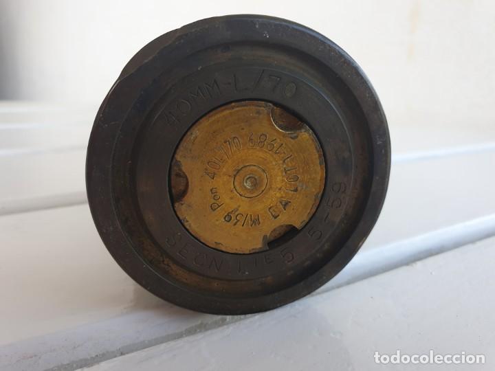 Militaria: VAINA NAVAL DE 40 MM BOFORS 40/70 - Foto 2
