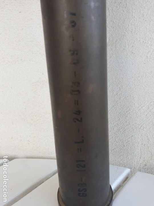 Militaria: VAINA NAVAL DE 40 MM BOFORS 40/70 - Foto 3