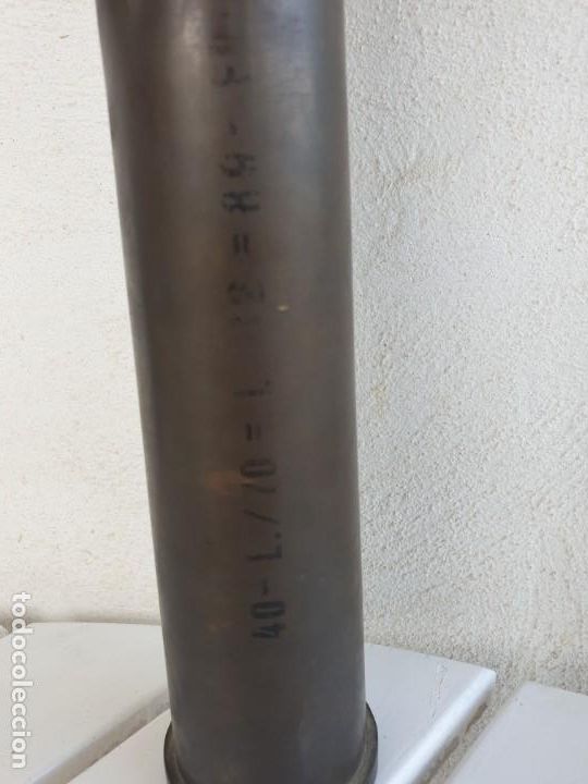 Militaria: VAINA NAVAL DE 40 MM BOFORS 40/70 - Foto 4