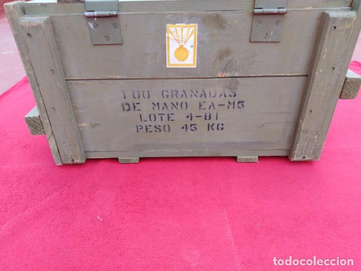 Militaria: Caja de granadas - Foto 5