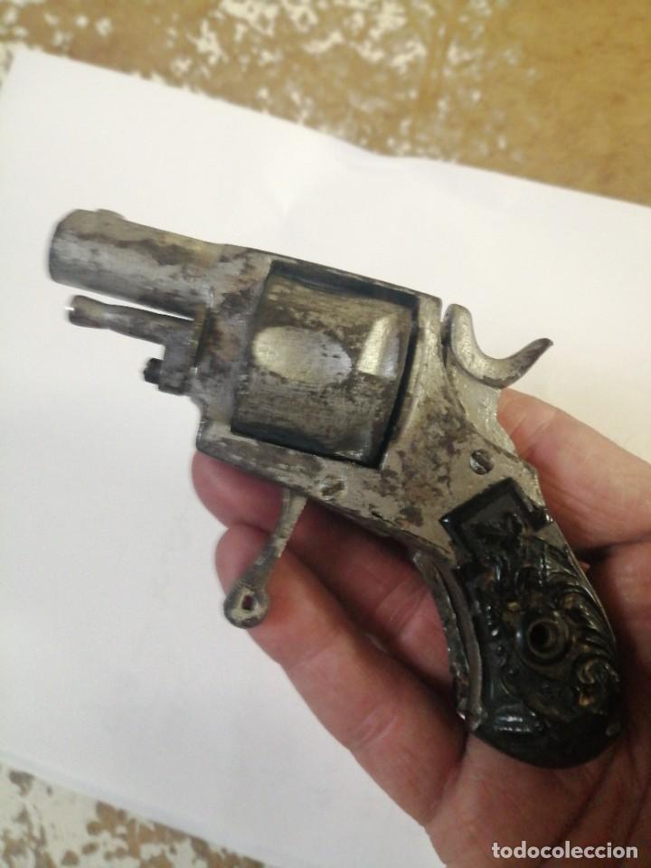Militaria: Mini revolver calibre 7,65, 5 recamaras, antiguo - Foto 3 - 255966740