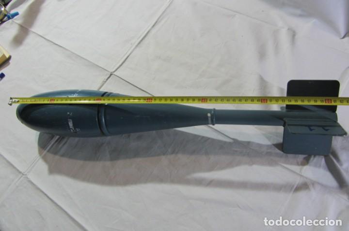 Militaria: Bomba de aviación de prácticas norteamericana, MK 76, MOD 5 Practice bomb, completamente inerte - Foto 8 - 305013643