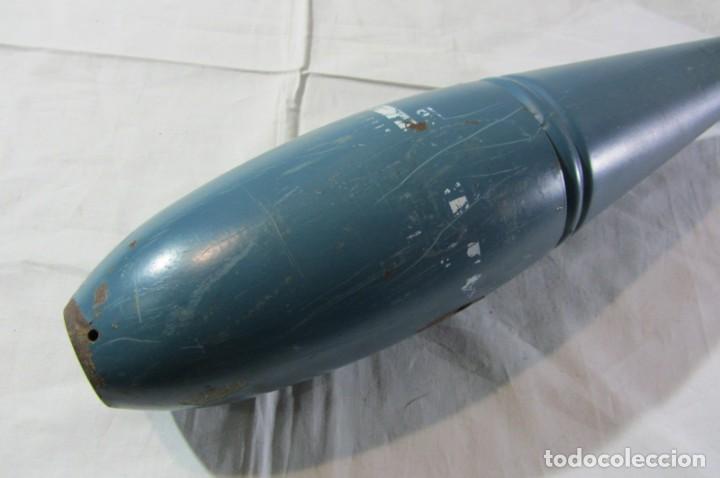 Militaria: Bomba de aviación de prácticas norteamericana, MK 76, MOD 5 Practice bomb, completamente inerte - Foto 11 - 305013643