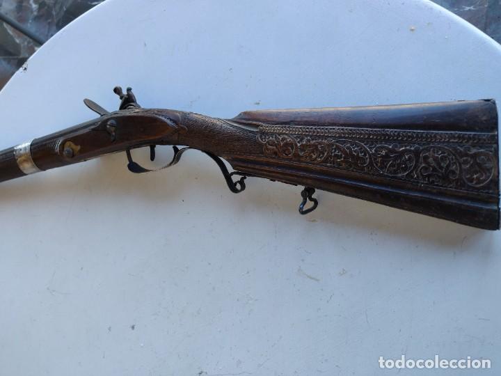 Militaria: escopeta espa&ntilde;ola de chispa - Foto 4