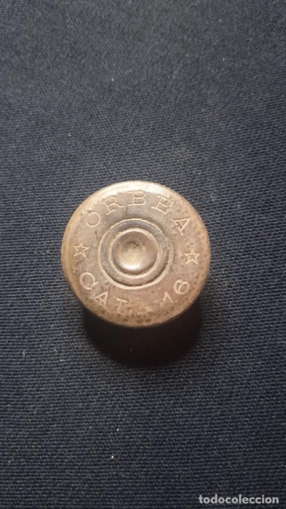Militaria: Antiguo culote cartucho . - Foto 1