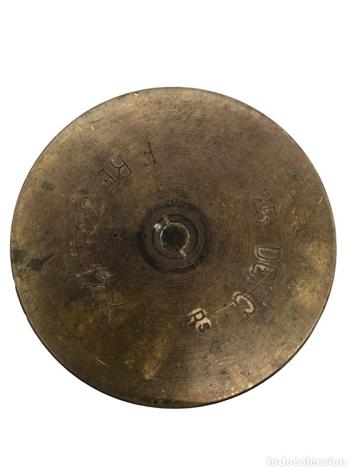 Militaria: ANTIGUA VAINA TALLADA 75 DEC - Foto 3