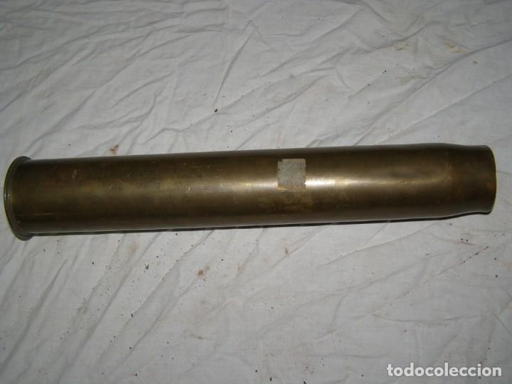 Militaria: Vaina inerte antigua de 47 mm. - Foto 3