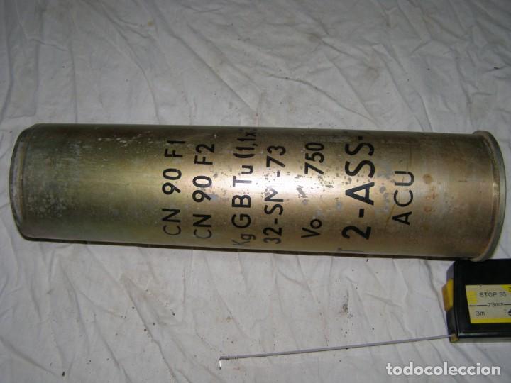 Militaria: Vaina inerte de 90 mm. Panard. - Foto 1