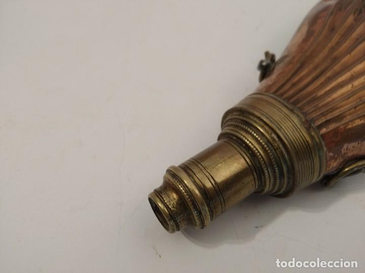 Militaria: Polvorera laton XIX - Foto 7