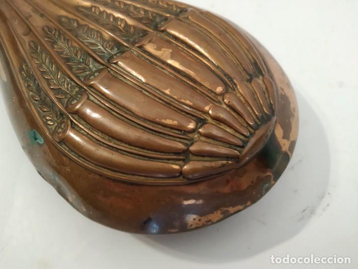 Militaria: Polvorera laton XIX - Foto 8