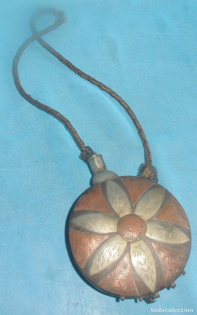 Militaria: CANTIMPLORA PARA POLVORA DE COBRE, PEQUE&Ntilde;A - Foto 1