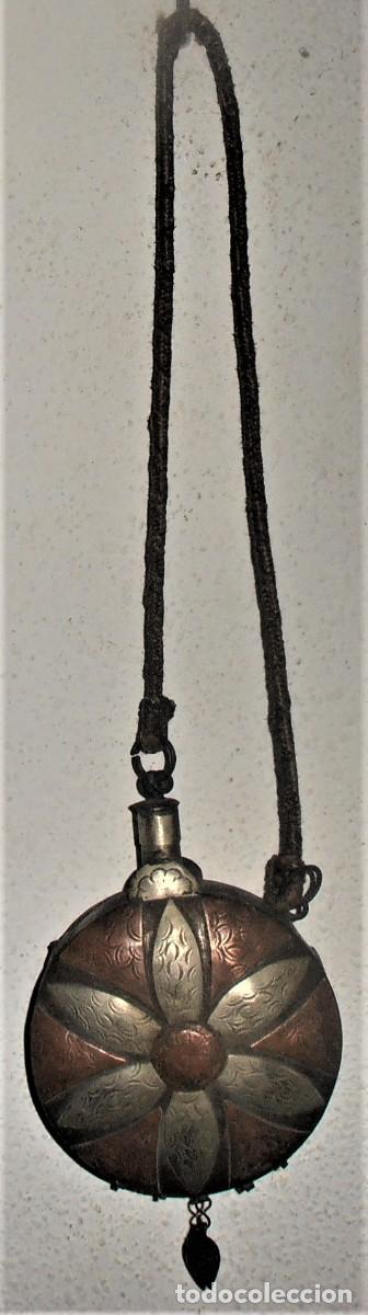 Militaria: CANTIMPLORA PARA POLVORA DE COBRE, PEQUE&Ntilde;A - Foto 2