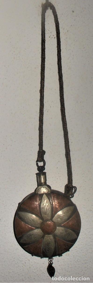 Militaria: CANTIMPLORA PARA POLVORA DE COBRE, PEQUE&Ntilde;A - Foto 3