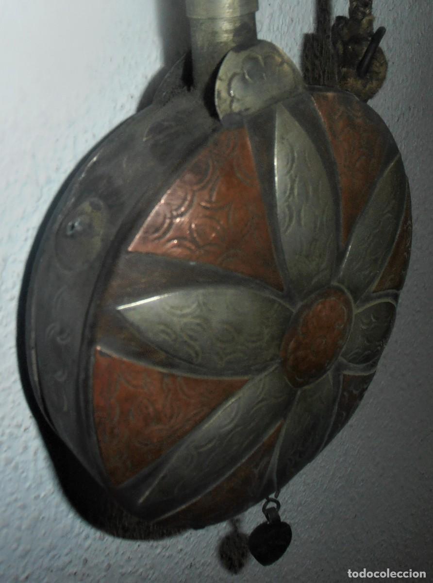 Militaria: CANTIMPLORA PARA POLVORA DE COBRE, PEQUE&Ntilde;A - Foto 4