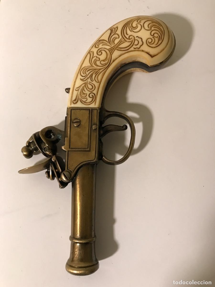 Militaria: R&eacute;plica pistola pedernal - Foto 1