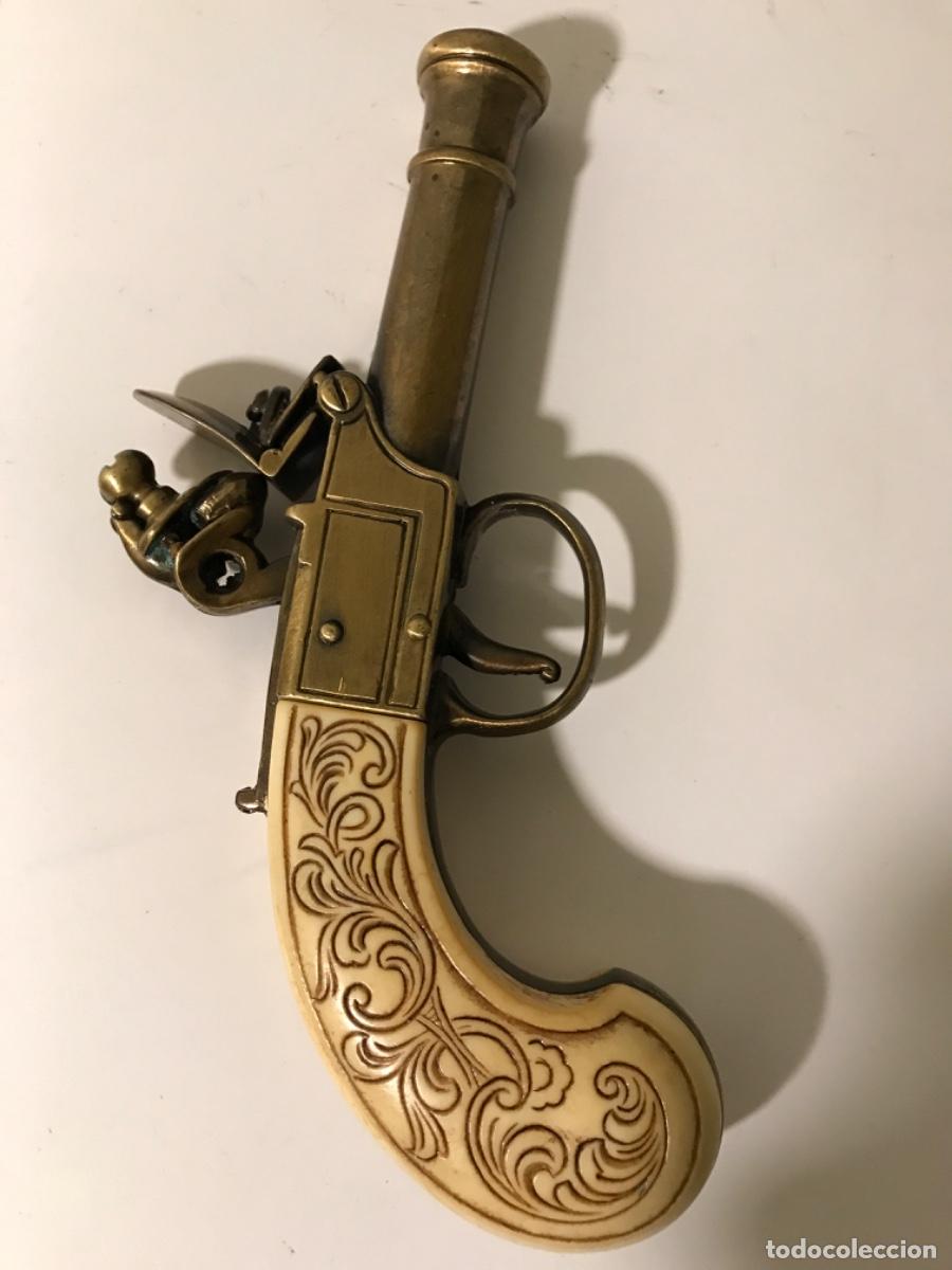 Militaria: R&eacute;plica pistola pedernal - Foto 2