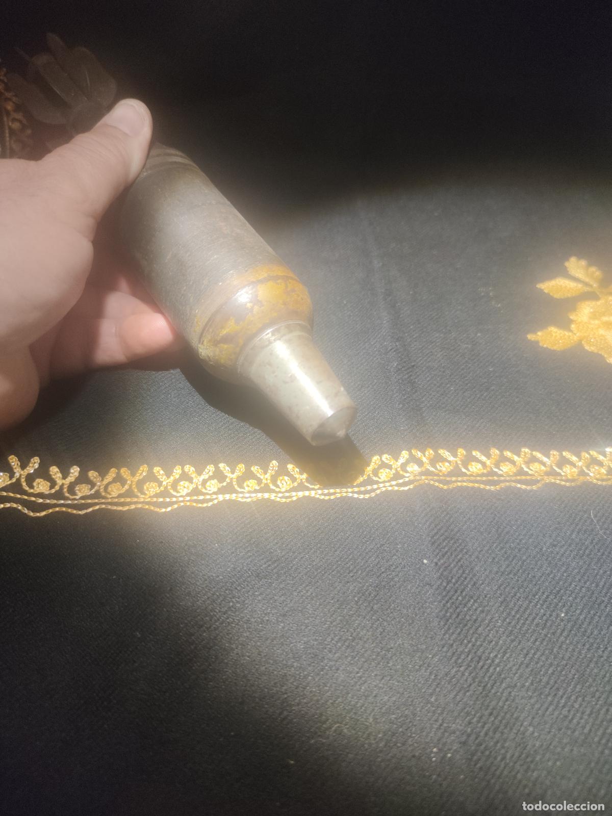 Militaria: PROYECTIL DE MORTERO INERTE. 26 CENT&Iacute;METROS. - Foto 8
